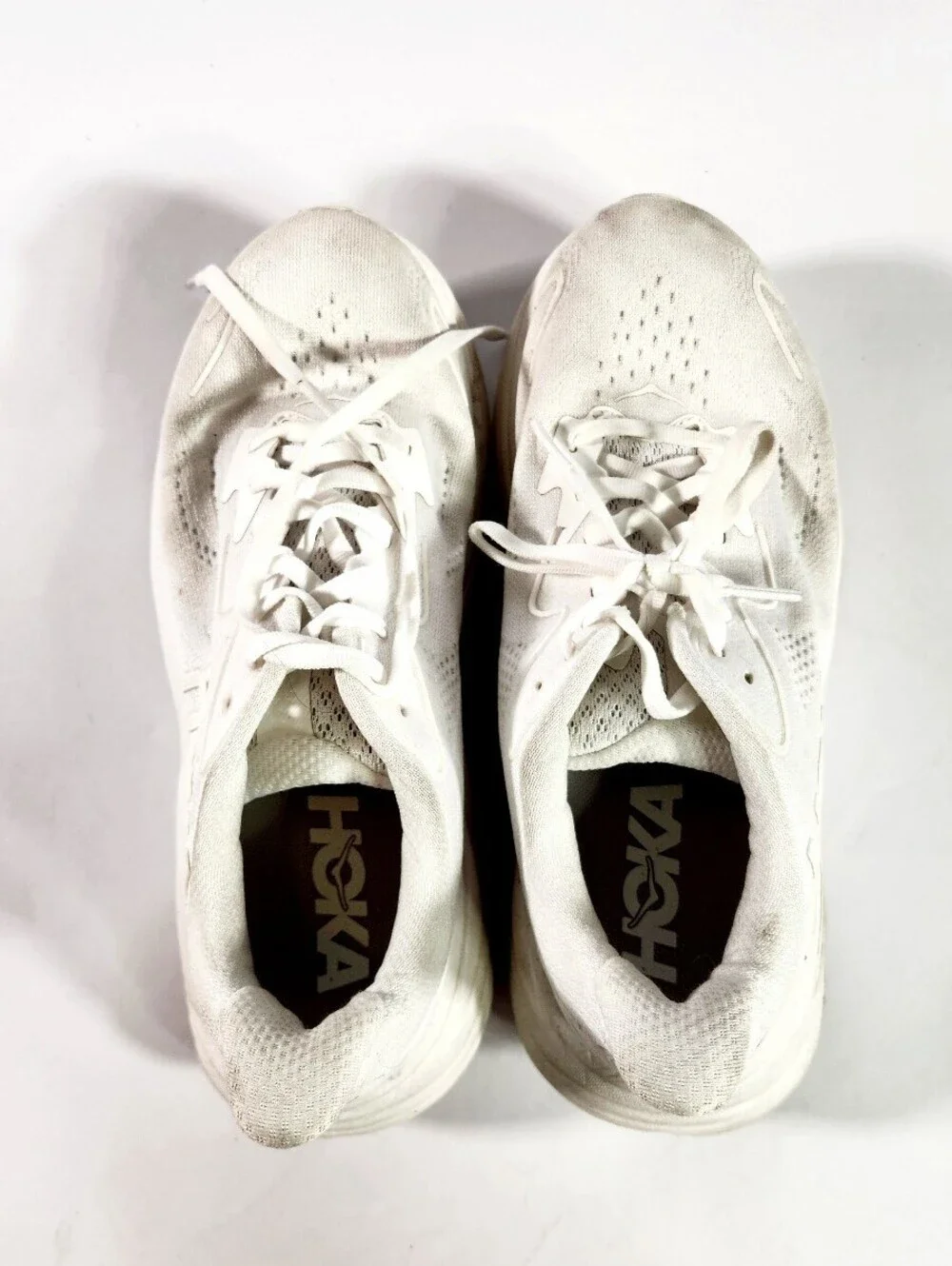 Hoka One One White Running Shoes Size 7.5B US